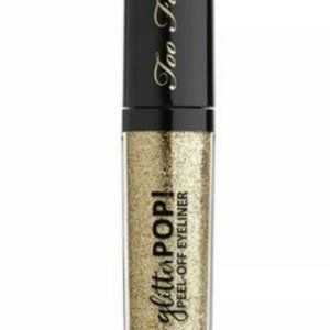 Too Faced Glitter Gold Pop Peel Off Eyeliner